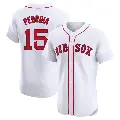 Men's No.15 Dustin Pedroia Boston Red Sox White Elite Home Jersey