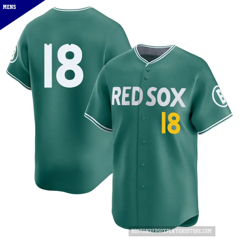 Men's No.18 Blake Sabol Boston Red Sox Green Limited 2025 City Connect Jersey