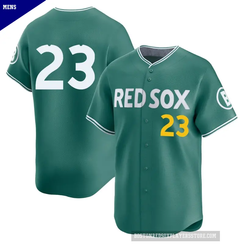 Men's No.23 Romy Gonzalez Boston Red Sox Green Limited 2025 City Connect Jersey