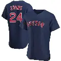 Men's No.24 Dwight Evans Boston Red Sox Navy Authentic Alternate Jersey