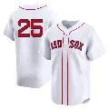 Men's No.25 Josh Winckowski Boston Red Sox White Limited 2nd Home Jersey
