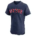 Men's No.36 Eduardo Nunez Boston Red Sox Navy Elite Alternate Jersey