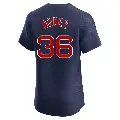 Men's No.36 Eduardo Nunez Boston Red Sox Navy Elite Alternate Jersey