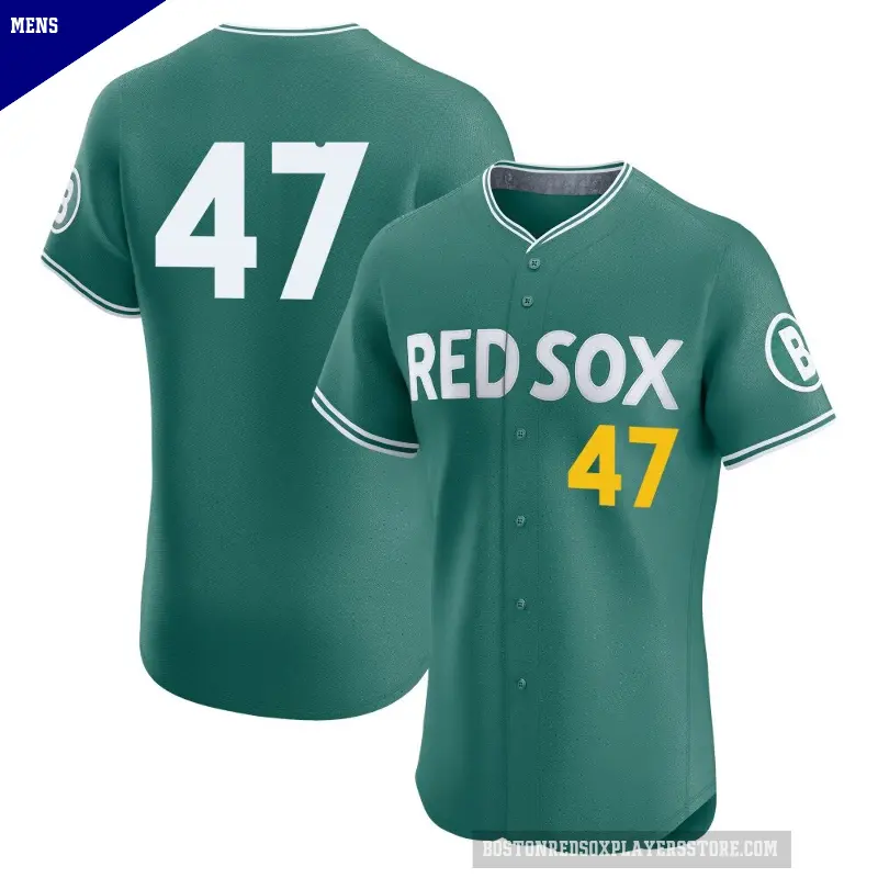 Men's No.47 Rod Beck Boston Red Sox Green Elite 2025 City Connect Jersey