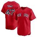 Men's No.47 Rod Beck Boston Red Sox Red Limited Alternate Jersey