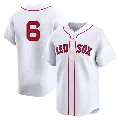 Men's No.6 Bill Buckner Boston Red Sox White Limited 2nd Home Jersey