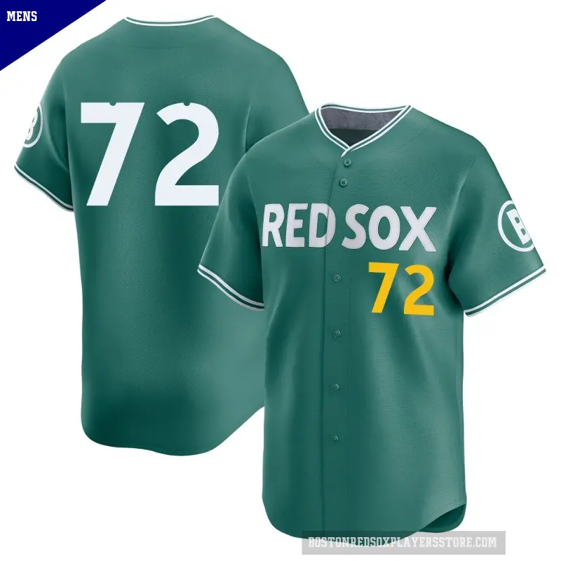 Men's No.72 Chris Murphy Boston Red Sox Green Limited 2025 City Connect Jersey
