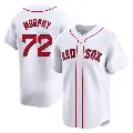 Men's No.72 Chris Murphy Boston Red Sox White Limited Home Jersey