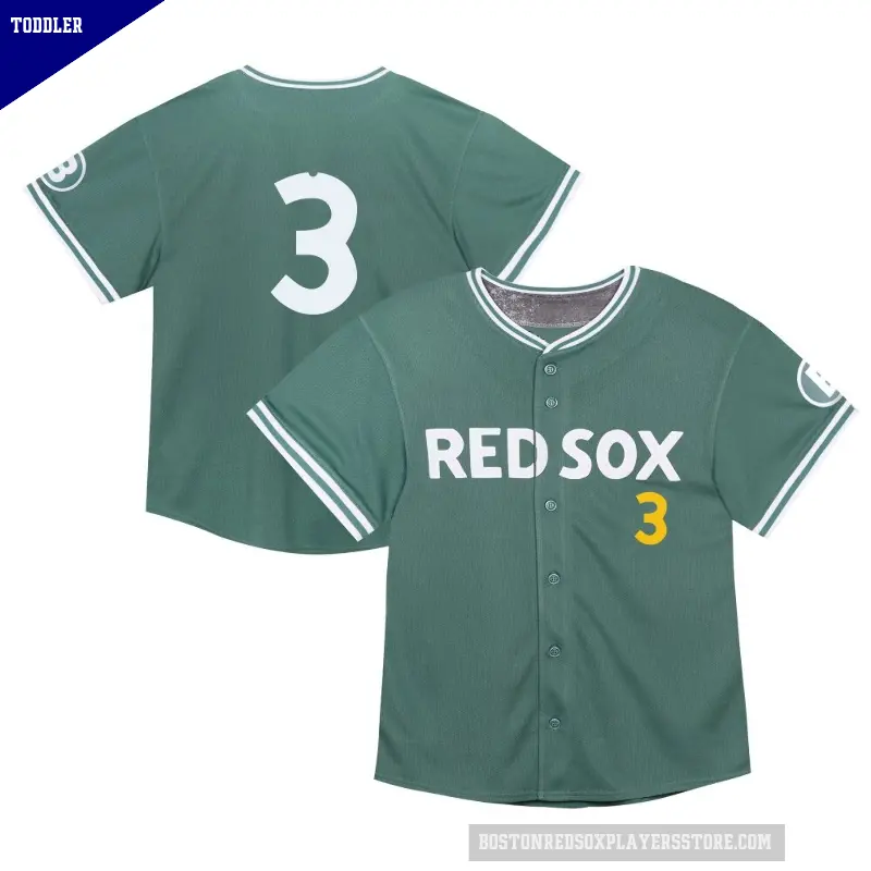 Toddler No.3 Babe Ruth Boston Red Sox Green Limited 2025 City Connect Jersey