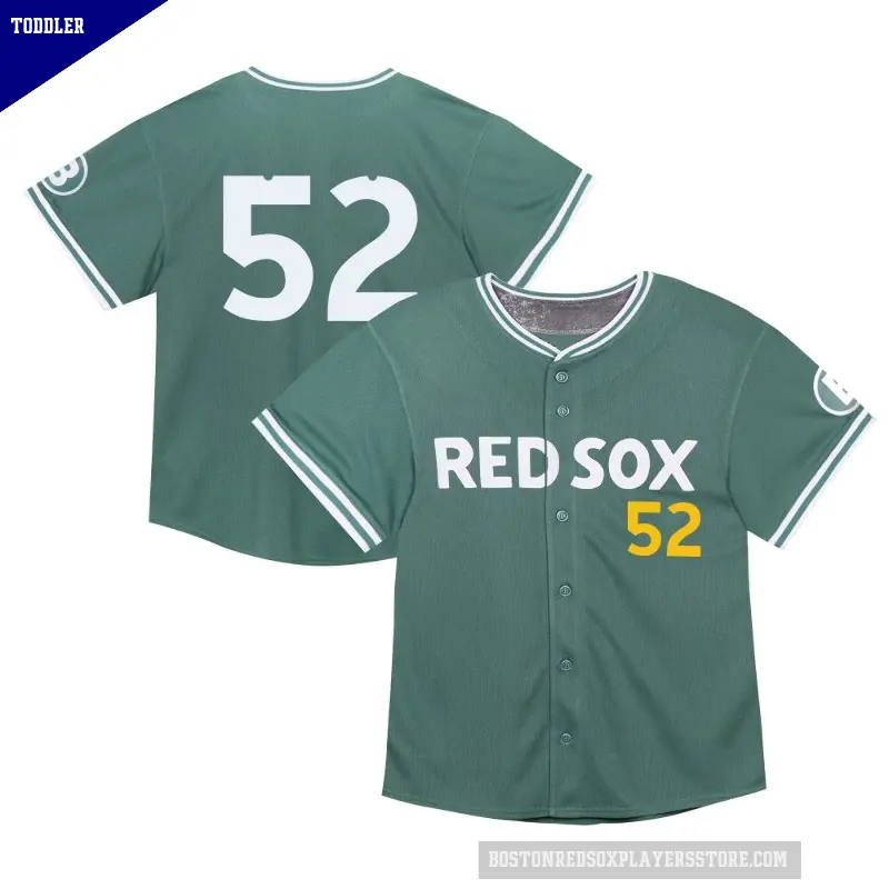 Toddler No.52 Wilyer Abreu Boston Red Sox Green Limited 2025 City Connect Jersey