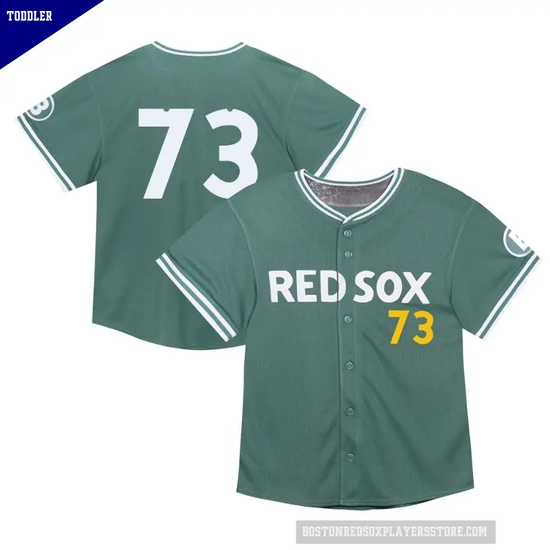 Toddler No.73 Jamie Westbrook Boston Red Sox Green Limited 2025 City Connect Jersey