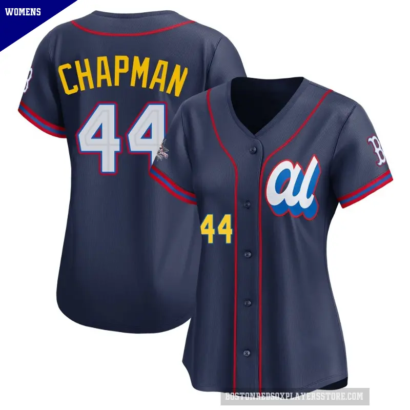 Women's No.44 Aroldis Chapman Boston Red Sox Navy Limited American League 2025 All-Star Edition Jersey