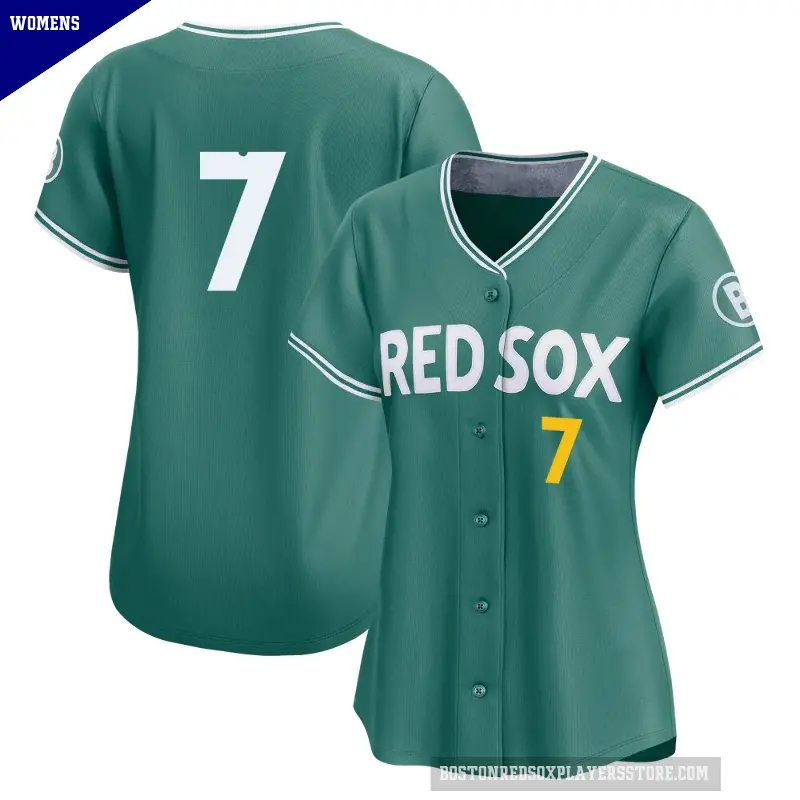 Women's No.7 Masataka Yoshida Boston Red Sox Green Limited 2025 City Connect Jersey