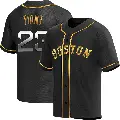 Youth No.23 Luis Tiant Boston Red Sox Gold Replica Black en Alternate Jersey