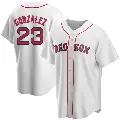 Youth No.23 Romy Gonzalez Boston Red Sox White Replica Home Jersey
