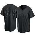 Youth No.34 David Ortiz Boston Red Sox Black Replica Pitch Fashion Jersey