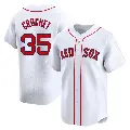 Youth No.35 Garrett Crochet Boston Red Sox White Limited Home Jersey