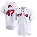 Youth No.47 Rod Beck Boston Red Sox White Limited Home Jersey