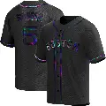 Youth No.5 Vaughn Grissom Boston Red Sox Black Replica Holographic Alternate Jersey