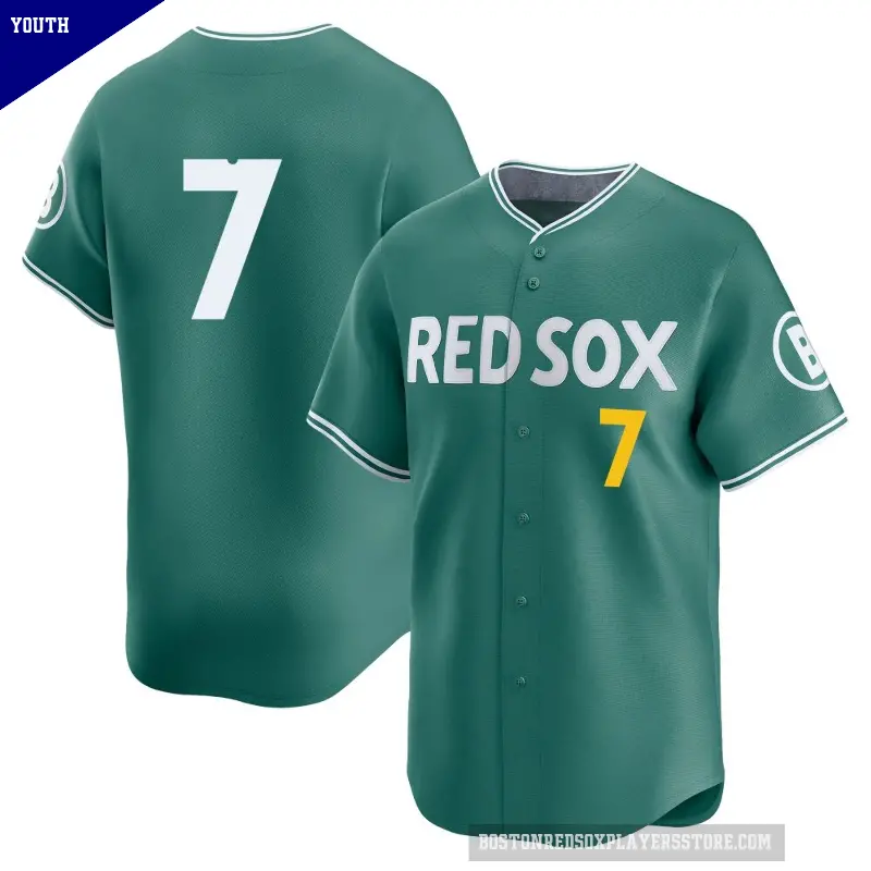 Youth No.7 Masataka Yoshida Boston Red Sox Green Limited 2025 City Connect Jersey