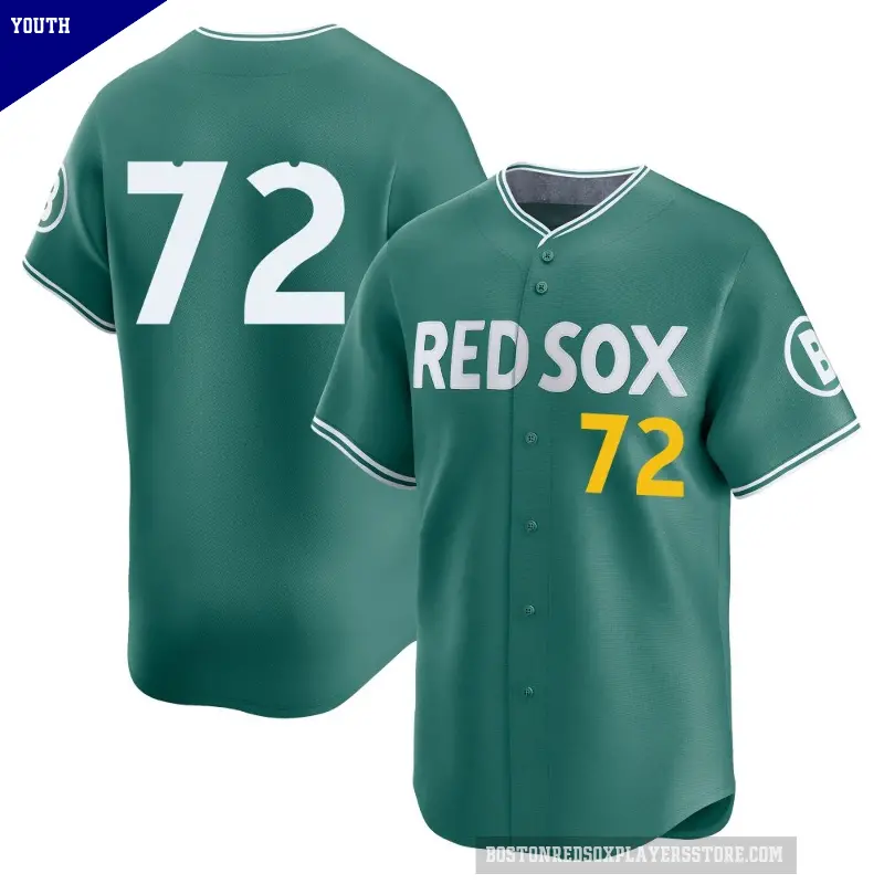 Youth No.72 Chris Murphy Boston Red Sox Green Limited 2025 City Connect Jersey