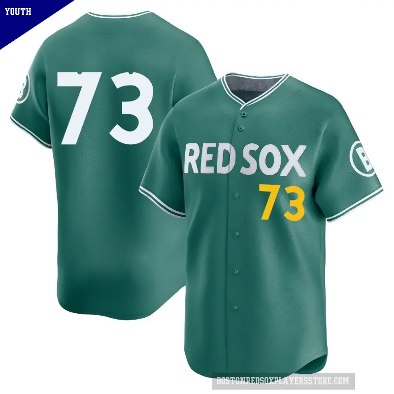Youth No.73 Jamie Westbrook Boston Red Sox Green Limited 2025 City Connect Jersey
