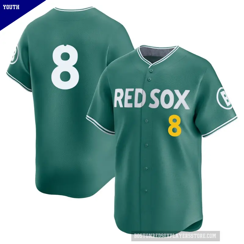 Youth No.8 Carl Yastrzemski Boston Red Sox Green Limited 2025 City Connect Jersey